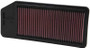 K&N 33-2276 High-Flow Replacement Panel Air Filter for 2003-2008 Acura TSX &amp; Honda Accord - 13.438x5.813 in