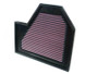 K&N High-Flow Air Filter 33-2352 for 2006-2011 BMW M5 M6 Left Side Airbox - Panel Replacement Filter