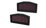 K&N BM-1324 Panel Replacement Air Filter Pair for 2024-2026 BMW R1300GS - Red Cotton Gauze, Lifetime Warranty