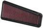 K&N 33-2281 High-Flow Replacement Panel Air Filter for 2003-2015 Toyota 4Runner FJ Cruiser Tacoma Tundra - 14.063x6.563 in