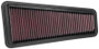 K&N 33-2281 High-Flow Replacement Panel Air Filter for 2003-2015 Toyota 4Runner FJ Cruiser Tacoma Tundra - 14.063x6.563 in