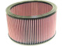 K&N E-3690 Round Replacement Air Filter - Red Cotton Gauze, Washable, Lifetime Warranty