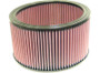 K&N E-3690 Round Replacement Air Filter - Red Cotton Gauze, Washable, Lifetime Warranty