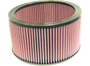 K&N E-3690 Round Replacement Air Filter - Red Cotton Gauze, Washable, Lifetime Warranty