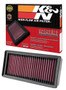 K&N BM-1611 Panel Replacement Air Filter for 2011-2025 BMW K1600 - Red Cotton Gauze, Lifetime Warranty