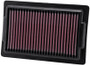 K&N YA-1709 Panel Replacement Air Filter for 2009-2020 Yamaha Bolt SCR950 Raider