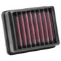 K&N BM-3117 Panel Replacement Air Filter for 2017-2025 BMW G310GS G310R - Red Cotton Gauze, Washable
