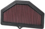 K&N SU-7504 Trapezoidal Replacement Air Filter for 2004-2005 Suzuki GSX-R600 GSX-R750