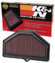 K&N SU-7504 Trapezoidal Replacement Air Filter for 2004-2005 Suzuki GSX-R600 GSX-R750