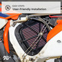 K&N YA-2088 Oval Replacement Air Filter for 1988-2013 Yamaha Raptor Wolverine - Includes Hardware