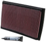 K&N 33-2176 High-Flow Replacement Panel Air Filter for 2001-2009 Volvo S60 S80 V70 XC70 - 12.75x8.313 in, Sealing Grease Incl