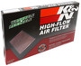 K&N 33-2176 High-Flow Replacement Panel Air Filter for 2001-2009 Volvo S60 S80 V70 XC70 - 12.75x8.313 in, Sealing Grease Incl