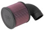 K&N CM-8009 Performance Air Intake System for 2009-2012 Can-Am Outlander 650 800 - Black Tube, Red Filter