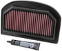 K&N TB-1212 Panel Replacement Air Filter for 2012-2020 Triumph Tiger 1200 Explorer - Includes Grease