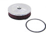 K&N 60-1320 Round Air Filter Assembly - Red Cotton Gauze, Chrome Top, 7 Inch