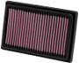 K&N CM-9908 Panel Replacement Air Filter for 2010-2026 Can-Am Ryker Spyder - Red Cotton Gauze, Lifetime Warranty