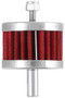 K&N 62-1090 Vent Air Filter/ Breather - Non-woven Synthetic, Chrome Top/Base, 3/8 inch Tube