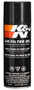 K&N 99-0516 12.25oz Aerosol Air Filter Oil
