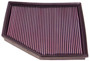 K&N 33-2294 High-Flow Replacement Panel Air Filter for 2004-2010 BMW 545i 550i 645Ci 650i - 12.188x10.688 in