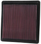 K&N 33-2298 High-Flow Replacement Panel Air Filter for 2005-2010 Ford Mustang - 10.188x9.5x1 in, Cotton Gauze