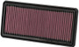 K&N 33-2299 High-Flow Replacement Panel Air Filter for 2004-2008 Acura RL TL Honda Accord - 13x5.625 in