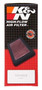 K&N HA-1310 Triangle Replacement Air Filter for 2010-2025 Honda VT1300 - Red Cotton Gauze, Lifetime Warranty