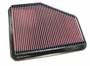 K&N 33-2220 High-Flow Replacement Panel Air Filter for 2001-2011 Lexus GS300 GS430 GS450h SC430 - 11x9.125 in
