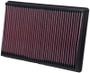 K&N 33-2247 High-Flow Replacement Panel Air Filter for 2002-2026 Dodge Ram 1500 2500 3500 4500 5500 - 13.75x9.313 in