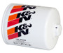 K&N HP-2002 Premium Oil Filter with Wrench Off Nut - High Flow Media, 1 Year Warranty