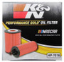 K&N HP-7018 Premium Cartridge Oil Filter - High Flow Media, Includes O-Rings & Tube, 1 Year Warranty