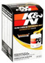 K&N HP-3001 Premium Oil Filter with Wrench Off Nut - High Flow Media, 1 Year Warranty