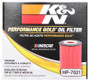 K&N HP-7021 Premium Cartridge Oil Filter with Removal Nut - High Flow Media, 1 Year Warranty
