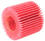 K&N HP-7021 Premium Cartridge Oil Filter with Removal Nut - High Flow Media, 1 Year Warranty