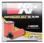 K&N HP-7037 Premium Cartridge Oil Filter - High Flow Media, Includes 2 O-Rings, 1 Year Warranty