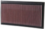 K&N High-Flow Air Filter 33-2747 for 1996-2003 Mercedes CLK430 E280 E320 E430 - Panel Replacement Filter