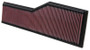 K&N High-Flow Air Filter 33-2786 for 1999-2008 Porsche 911 - Panel Replacement Filter