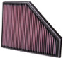 K&N High-Flow Air Filter 33-2942 for 2009-2011 BMW 335d - Panel Replacement Filter
