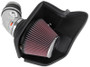 K&N 69-5310TS Typhoon Performance Air Intake System for 2013-2016 Hyundai Genesis Coupe - Silver Aluminum Tube