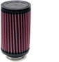 K&N RA-0520 Universal Clamp-On Round Straight Air Filter - Cotton Gauze