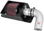 K&N 69-2025TS Typhoon Performance Air Intake System for 2011-2014 Mini Cooper - Silver Aluminum Tube