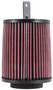 K&N HA-4504 Unique Replacement Air Filter for Honda - Red Cotton Gauze, Lifetime Warranty