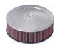 K&N 60-1180 Round Air Filter Assembly - Red Cotton Gauze, Chrome Top, 11 Inch