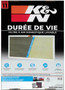 K&N HVC-11420 MERV 11 Washable & Reusable HVAC Filter 14x20x1 - Synthetic Media, Lifetime Warranty