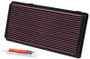 K&N 33-2122 High-Flow Replacement Panel Air Filter for 1996-2001 Jeep Cherokee - 13.563x6.688x1.125 in, Sealing Grease Incl