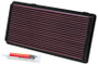 K&N 33-2122 High-Flow Replacement Panel Air Filter for 1996-2001 Jeep Cherokee - 13.563x6.688x1.125 in, Sealing Grease Incl