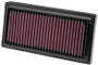 K&N HD-1208 Panel Replacement Air Filter for 2009-2012 Harley XR1200 - Red Cotton Gauze, Lifetime Warranty