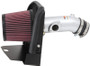 K&N 69-6032TS Typhoon Performance Air Intake System for 2014-2021 Mazda 3, 6, CX-5, CX-9 - Silver Aluminum Tube