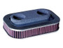 K&N HD-1388 Rectangular Replacement Air Filter for 1988-2003 Harley Sportster - Red Cotton Gauze, Zinc Top, Lifetime Warranty