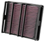K&N 33-2054 High-Flow Replacement Panel Air Filter for 1992-2004 Toyota 4Runner Supra Tacoma Lexus SC300 SC400 - 9.563x8.125 in