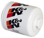K&N HP-1001 Premium Oil Filter with Wrench Off Nut - High Flow Media, 1 Year Warranty